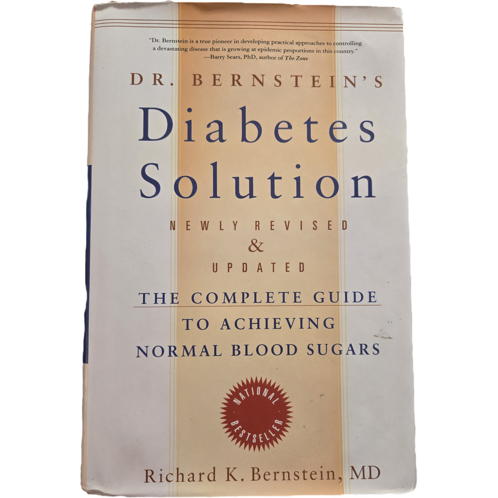 Dr. Bernstein's Diabetes Solution Revised and Updated Hardcover Health Empower